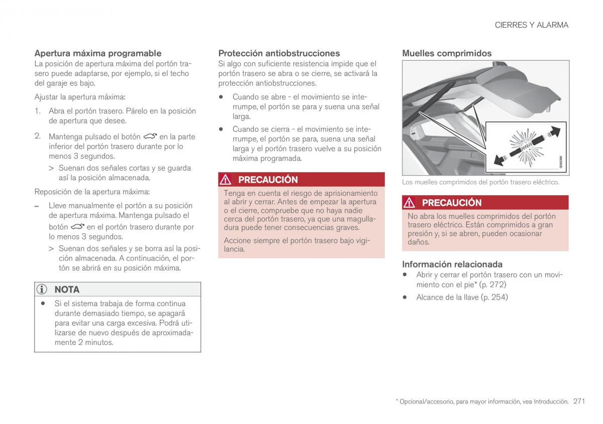 Volvo XC90 II 2 manual del propietario / page 273