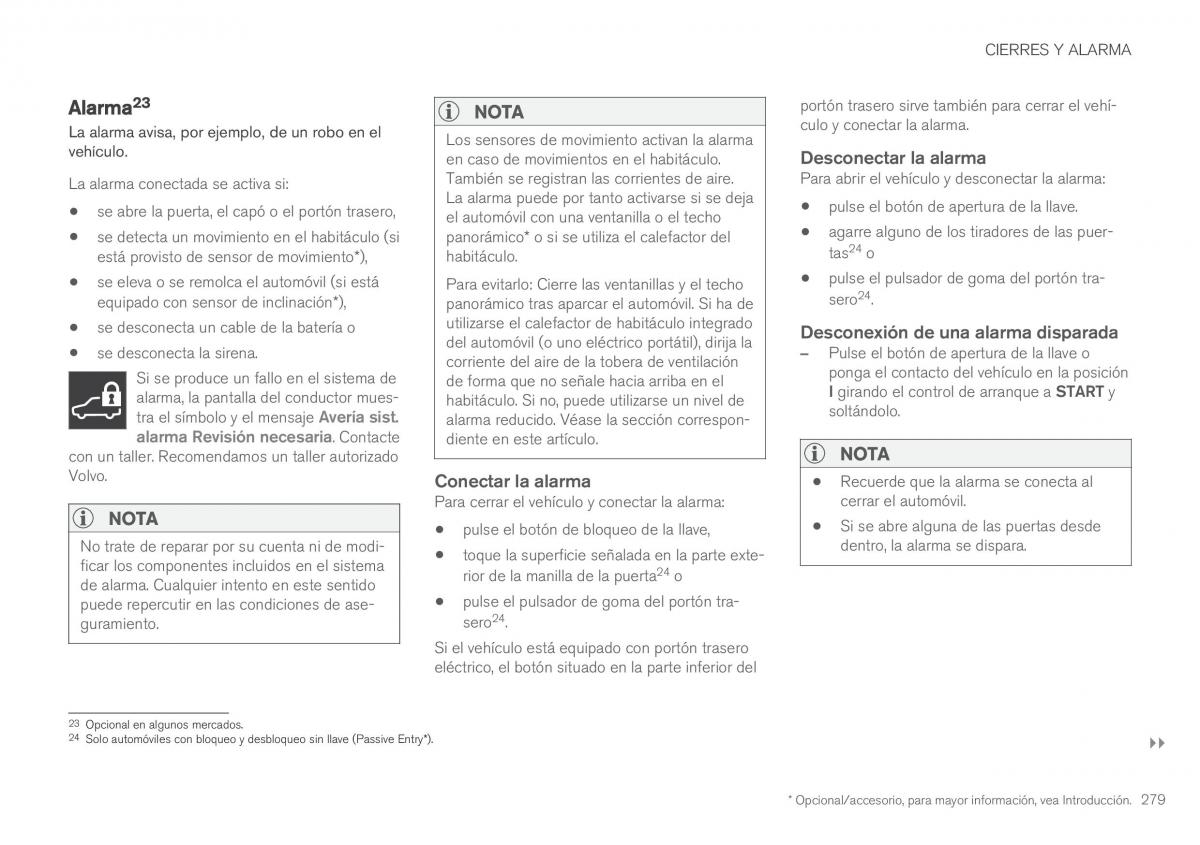 Volvo XC90 II 2 manual del propietario / page 281