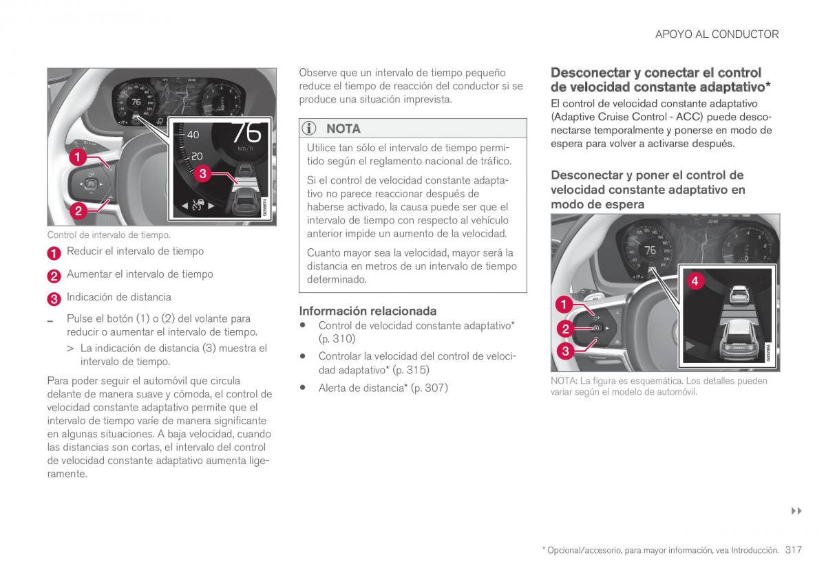 Volvo XC90 II 2 manual del propietario / page 319