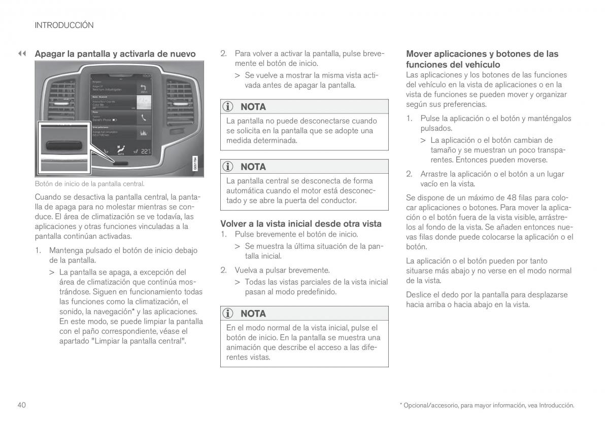 Volvo XC90 II 2 manual del propietario / page 42