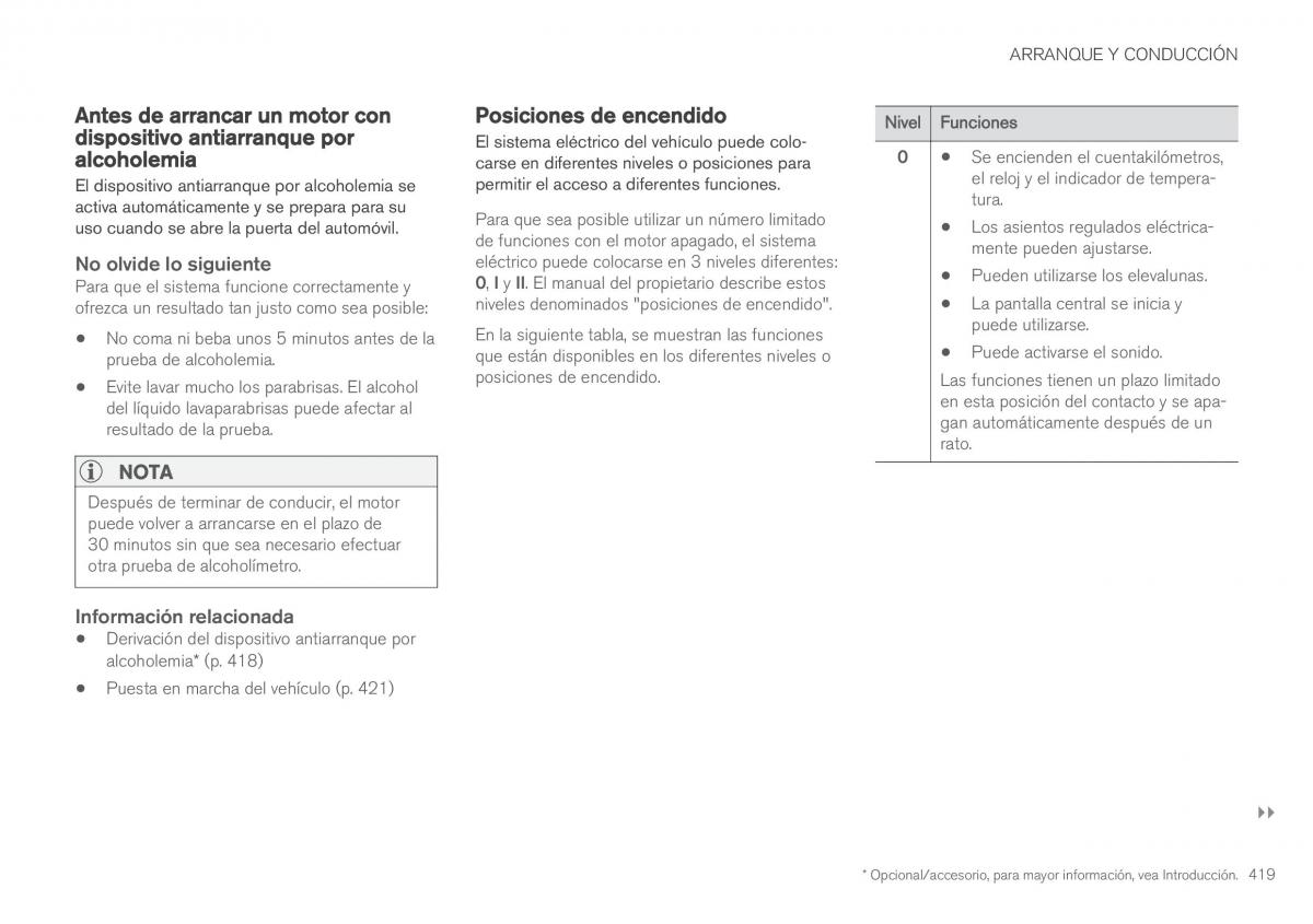 Volvo XC90 II 2 manual del propietario / page 421