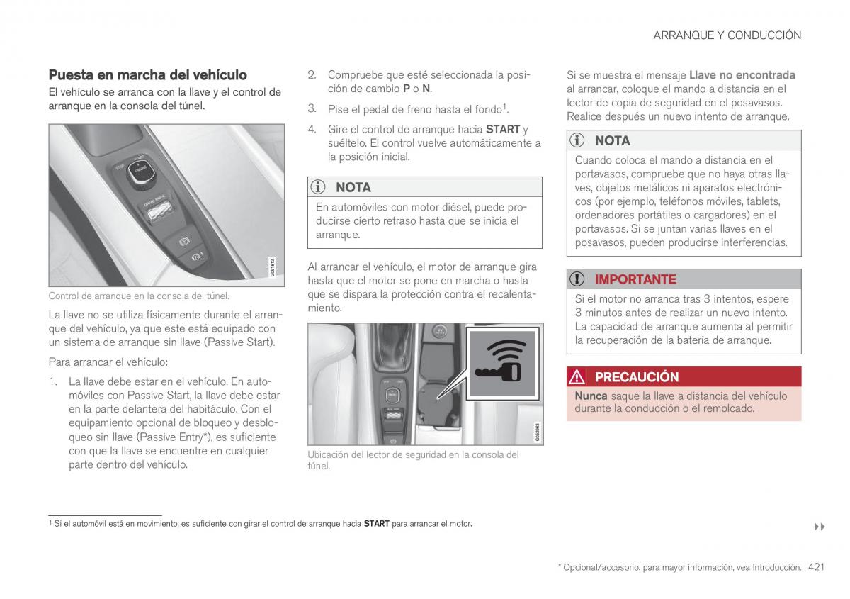 Volvo XC90 II 2 manual del propietario / page 423