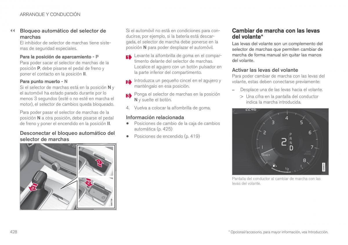 Volvo XC90 II 2 manual del propietario / page 430