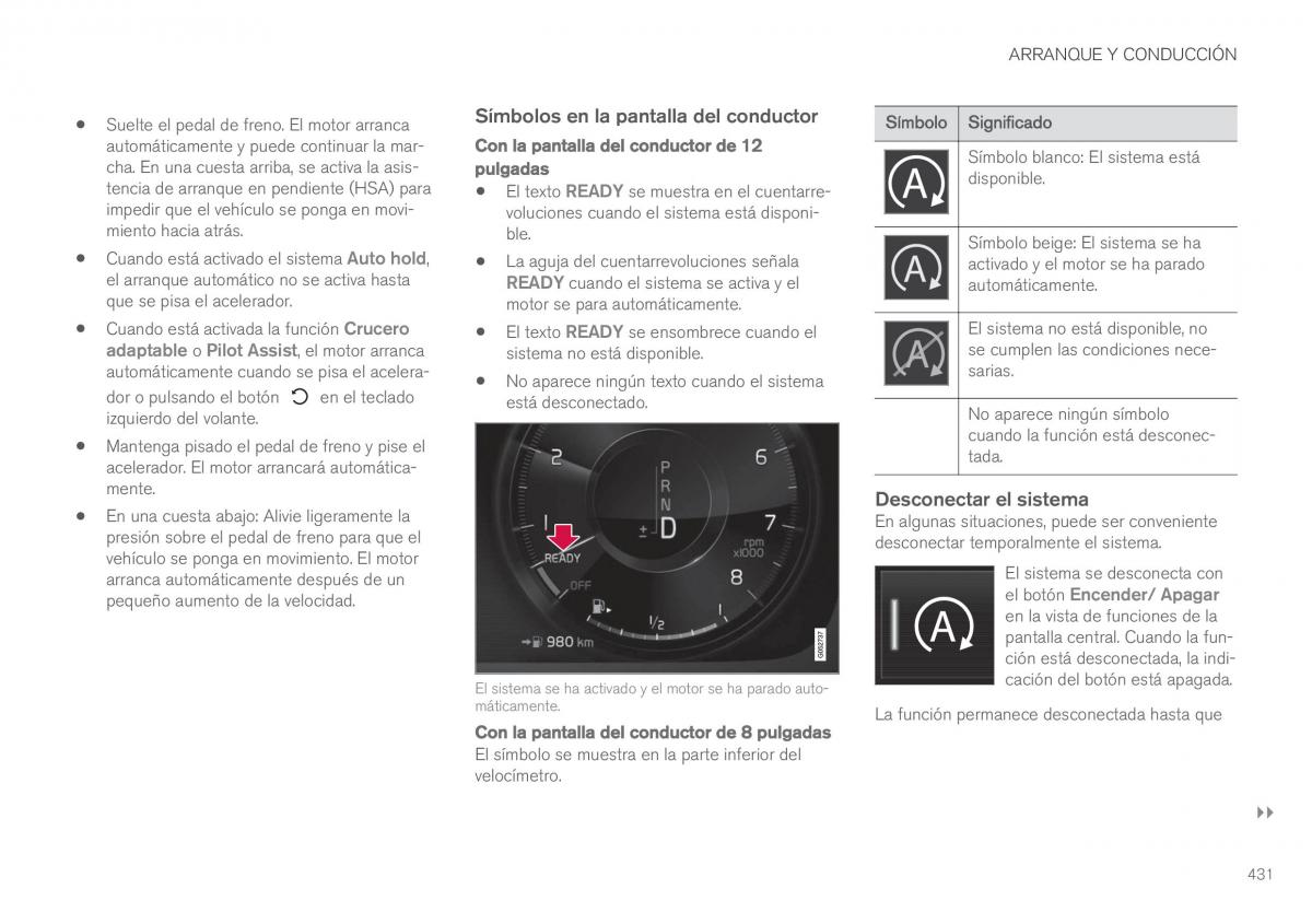 Volvo XC90 II 2 manual del propietario / page 433