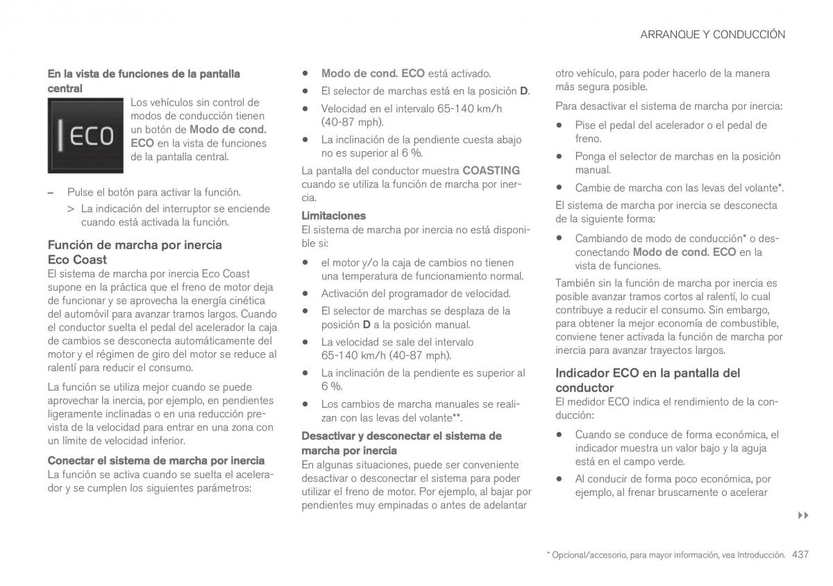 Volvo XC90 II 2 manual del propietario / page 439