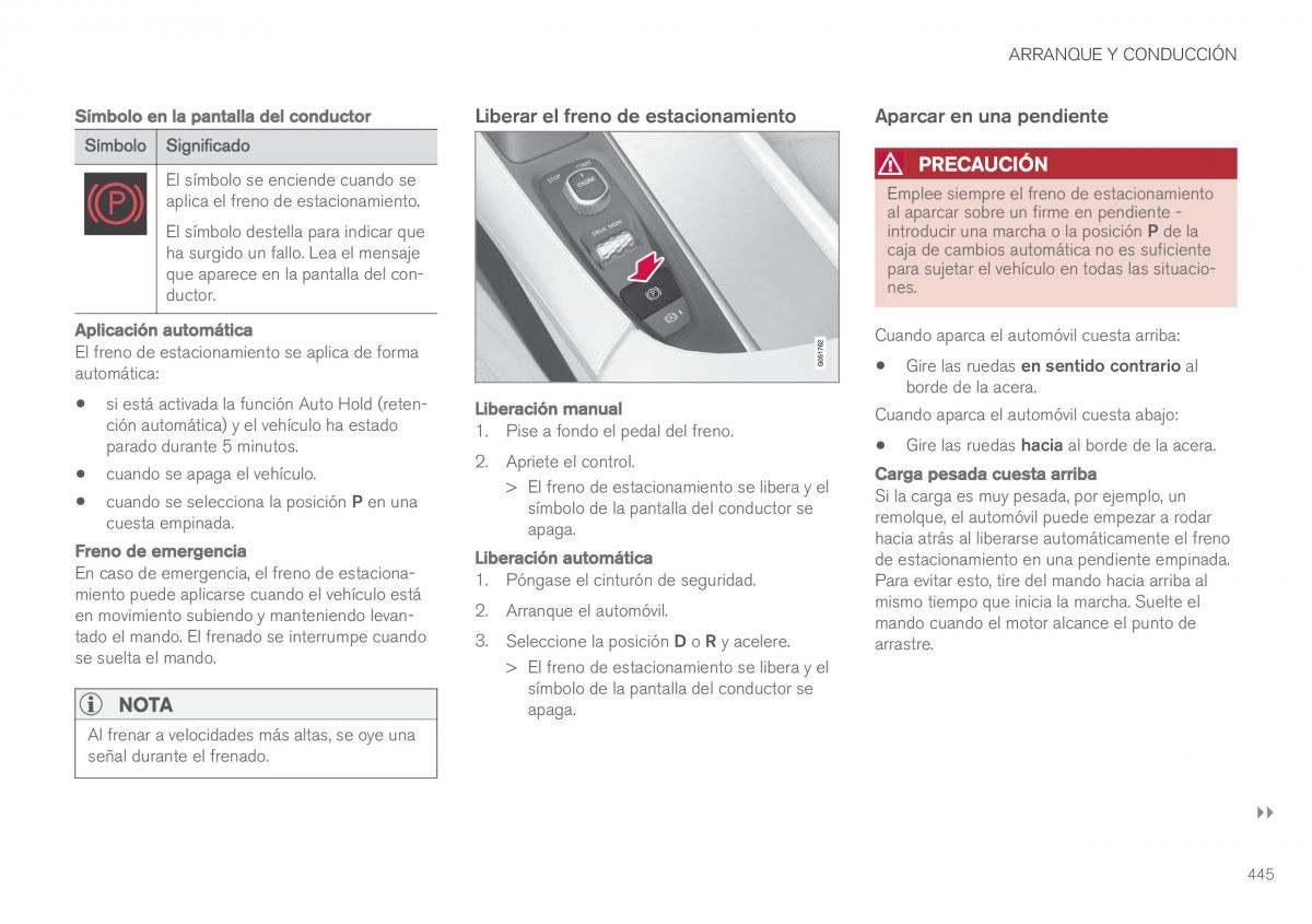 Volvo XC90 II 2 manual del propietario / page 447