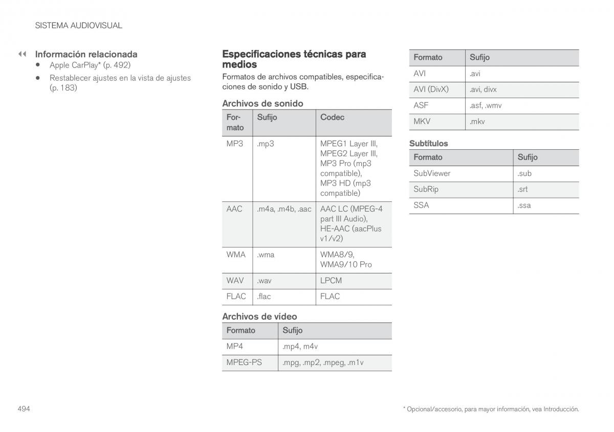 Volvo XC90 II 2 manual del propietario / page 496