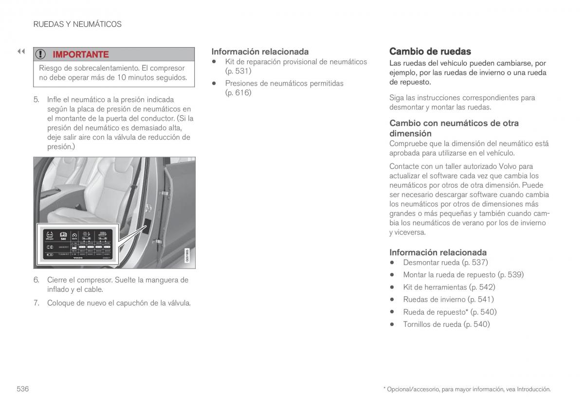 Volvo XC90 II 2 manual del propietario / page 538