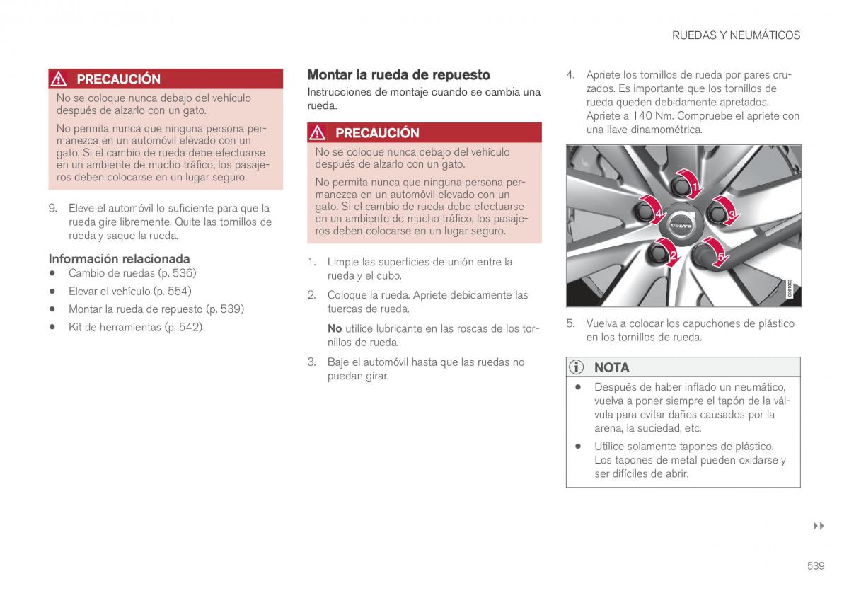 Volvo XC90 II 2 manual del propietario / page 541