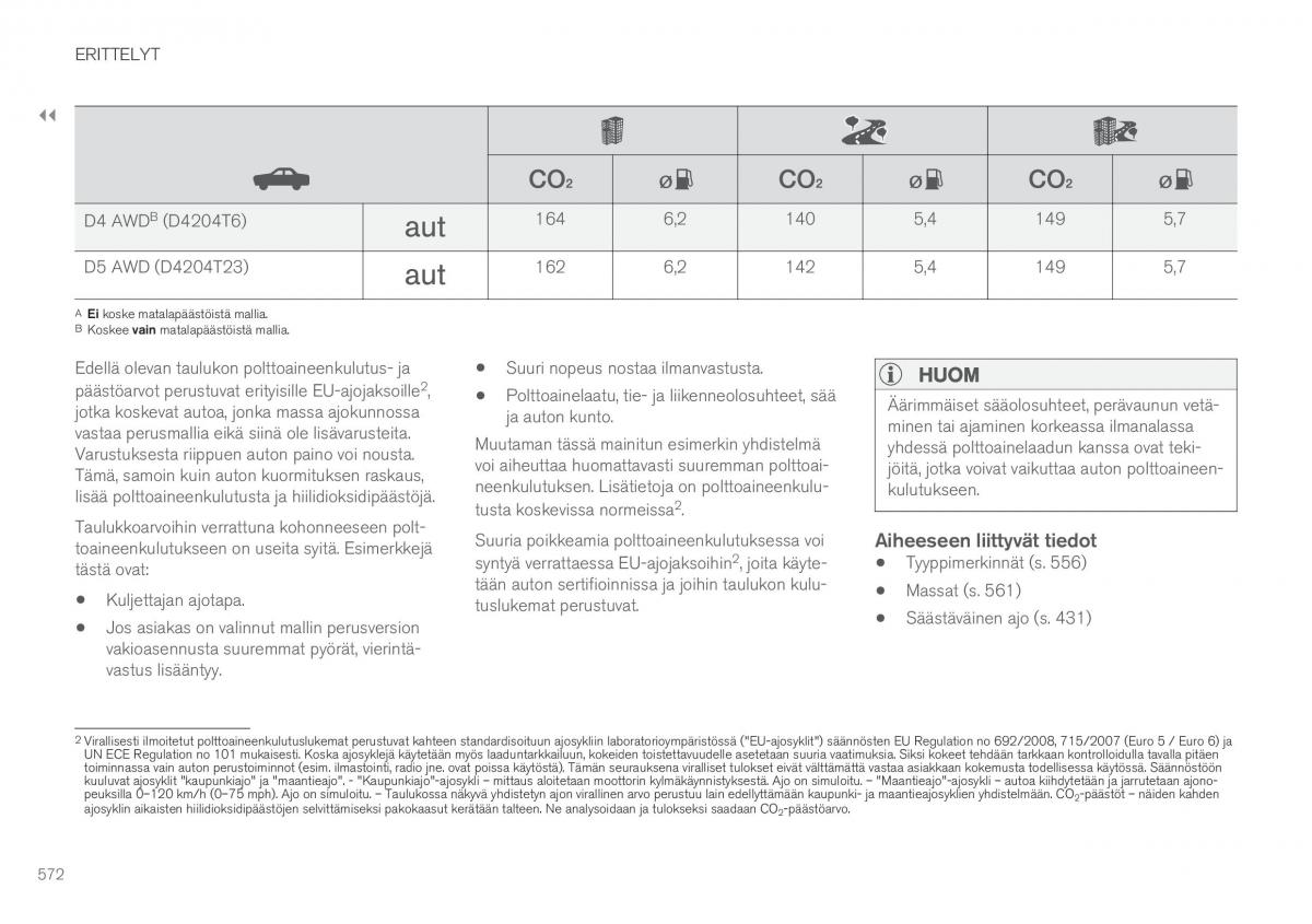 Volvo XC90 II 2 omistajan kasikirja / page 574