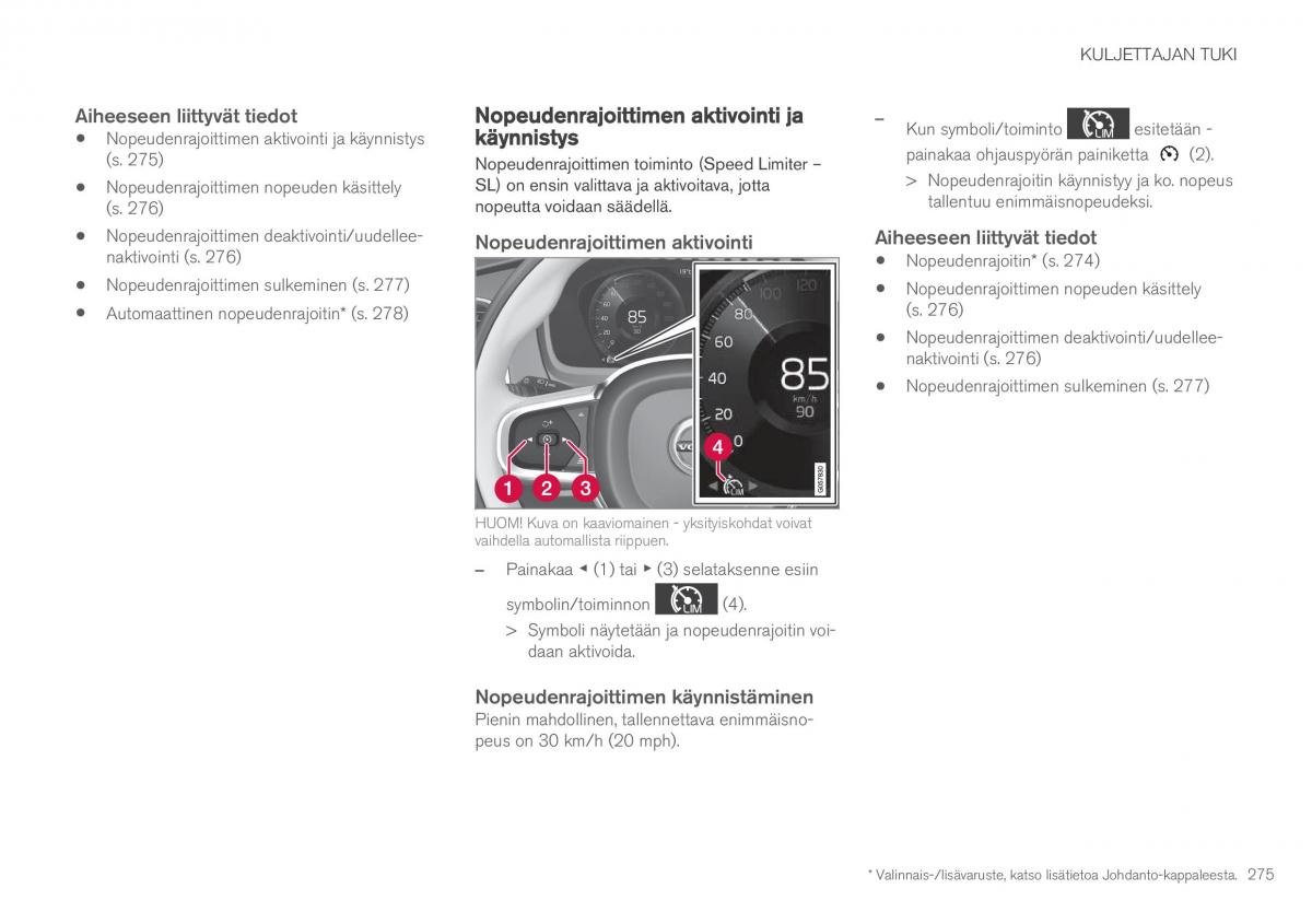 Volvo XC90 II 2 omistajan kasikirja / page 277