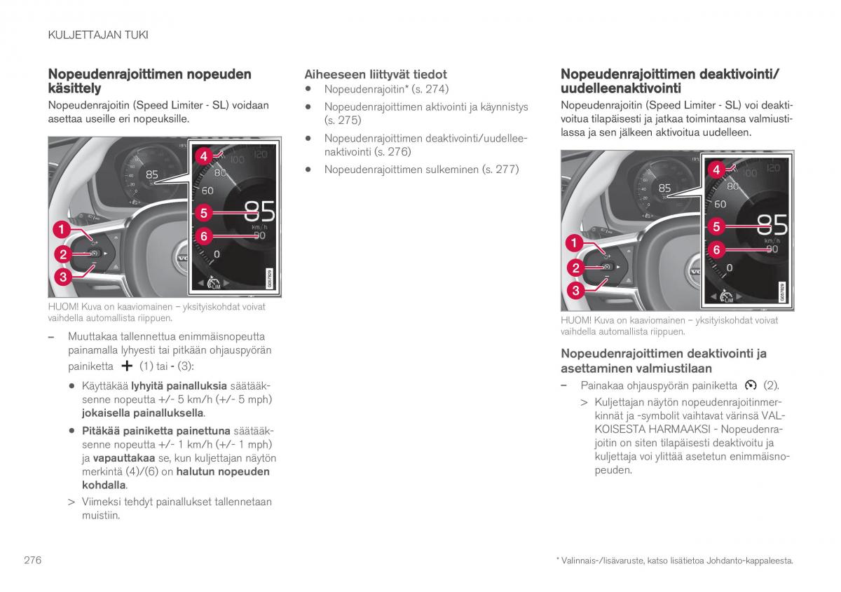 Volvo XC90 II 2 omistajan kasikirja / page 278