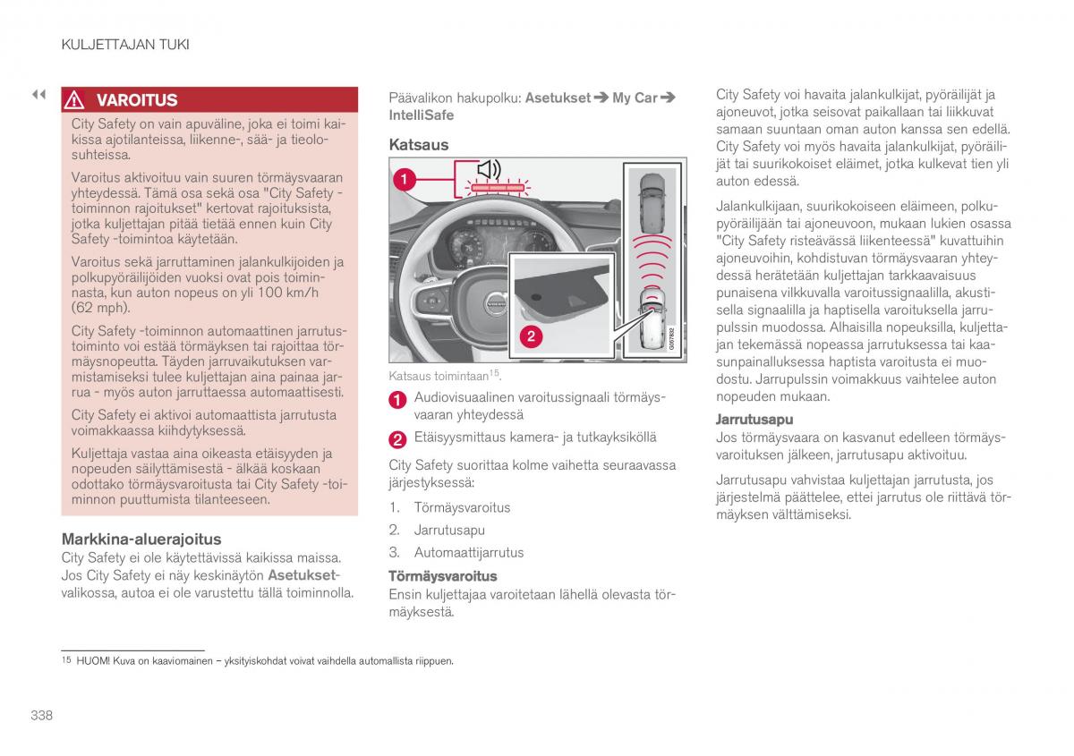 Volvo XC90 II 2 omistajan kasikirja / page 340