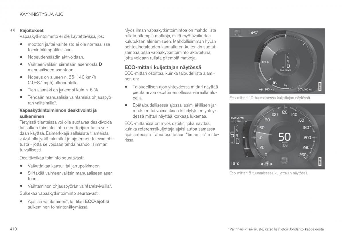 Volvo XC90 II 2 omistajan kasikirja / page 412