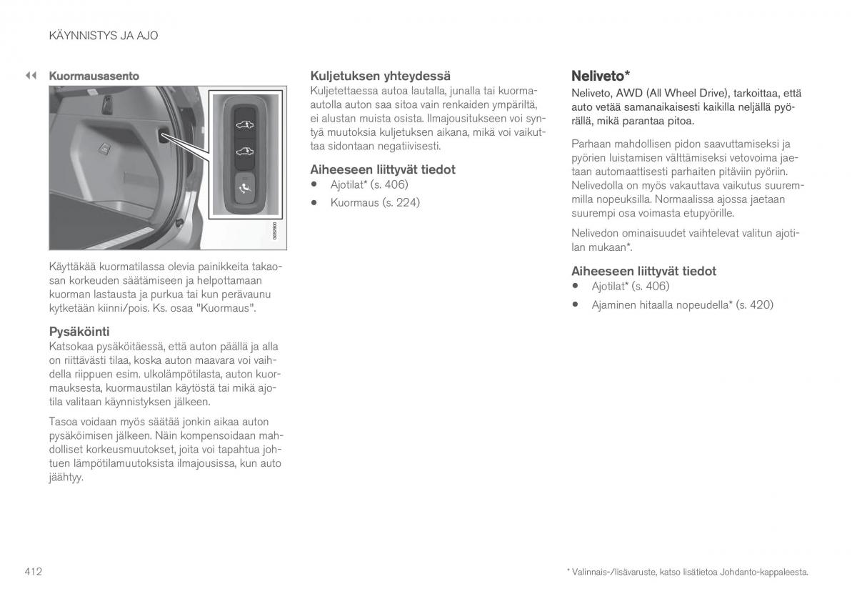 Volvo XC90 II 2 omistajan kasikirja / page 414