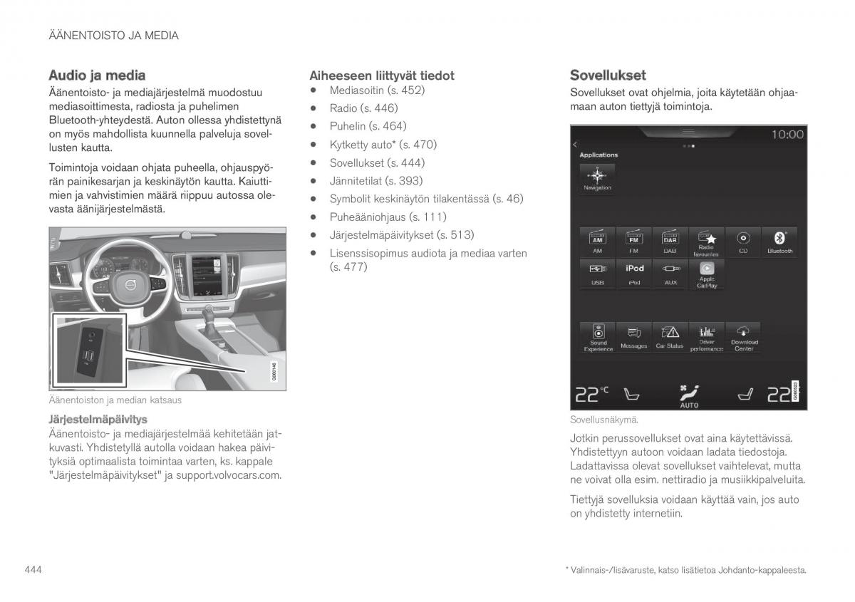 Volvo XC90 II 2 omistajan kasikirja / page 446