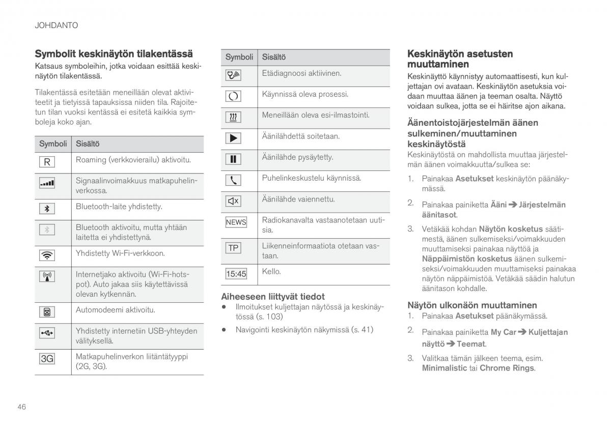 Volvo XC90 II 2 omistajan kasikirja / page 48