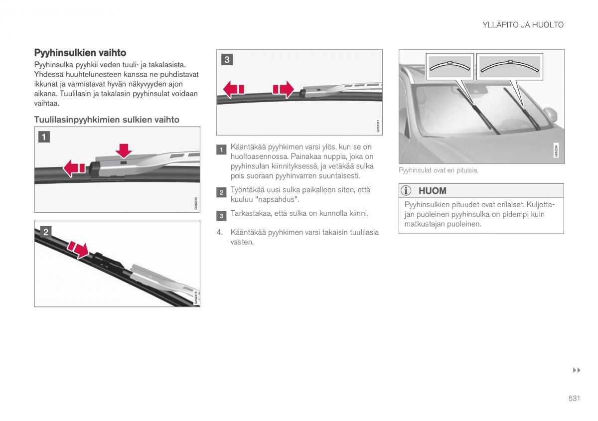 Volvo XC90 II 2 omistajan kasikirja / page 533