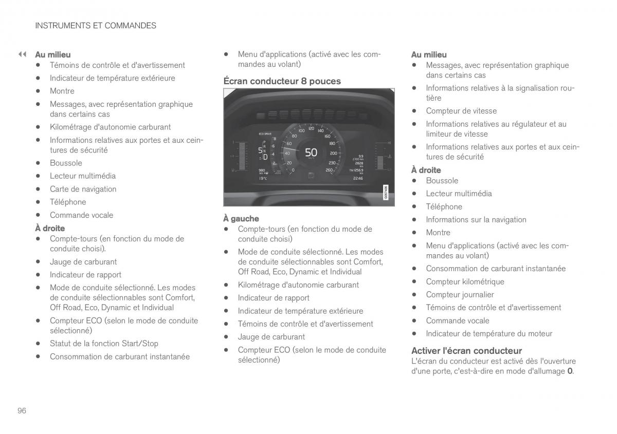 Volvo XC90 II 2 manuel du proprietaire / page 98