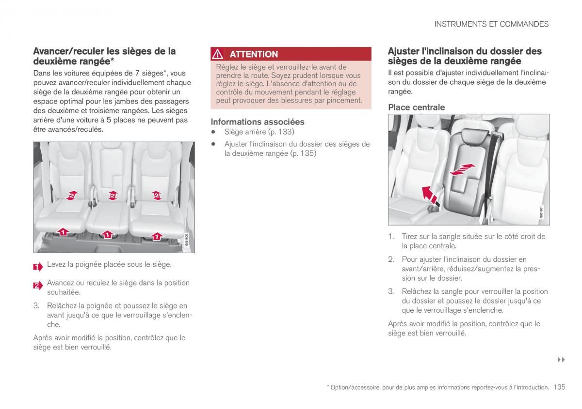 Volvo XC90 II 2 manuel du proprietaire / page 137