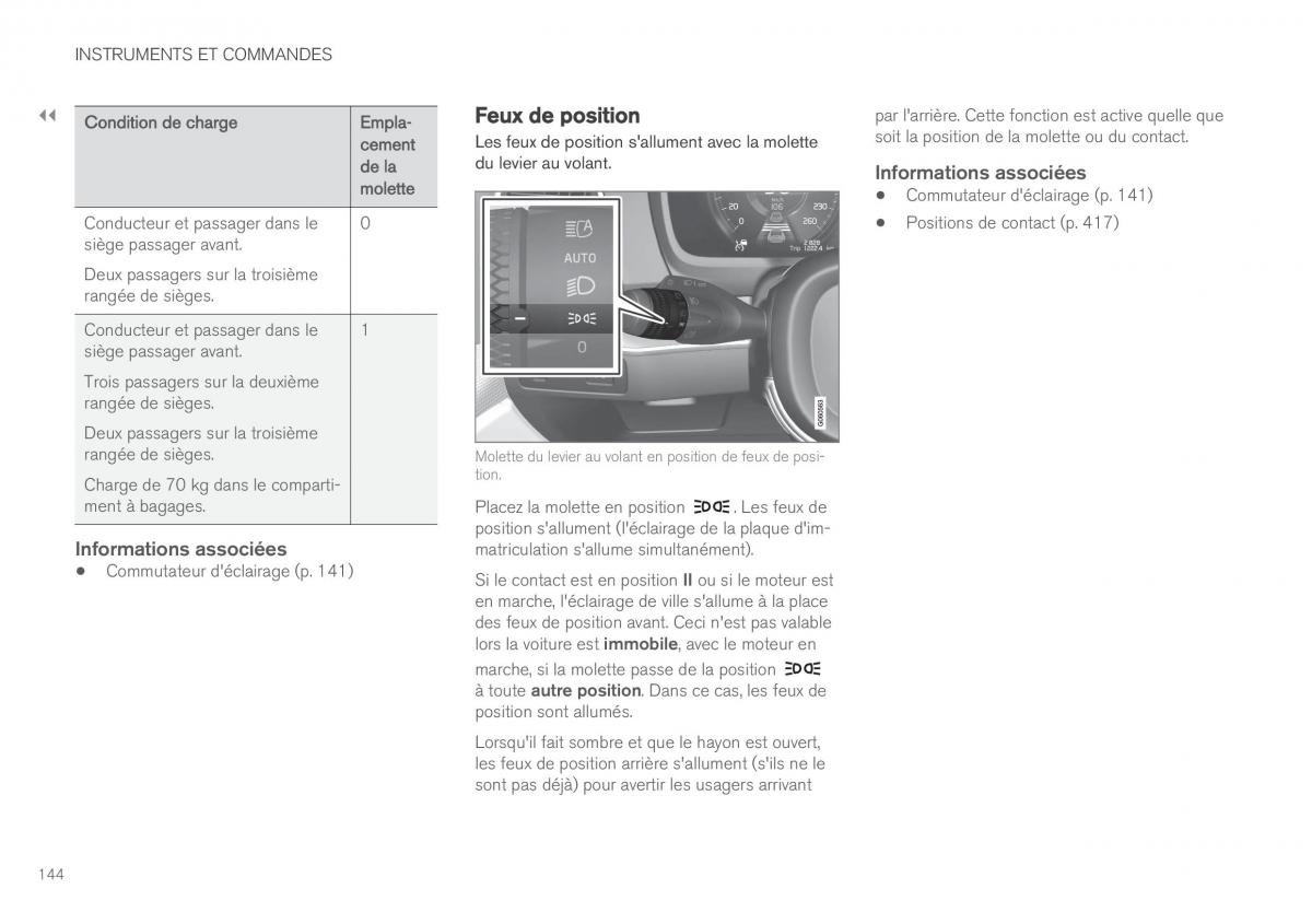 Volvo XC90 II 2 manuel du proprietaire / page 146