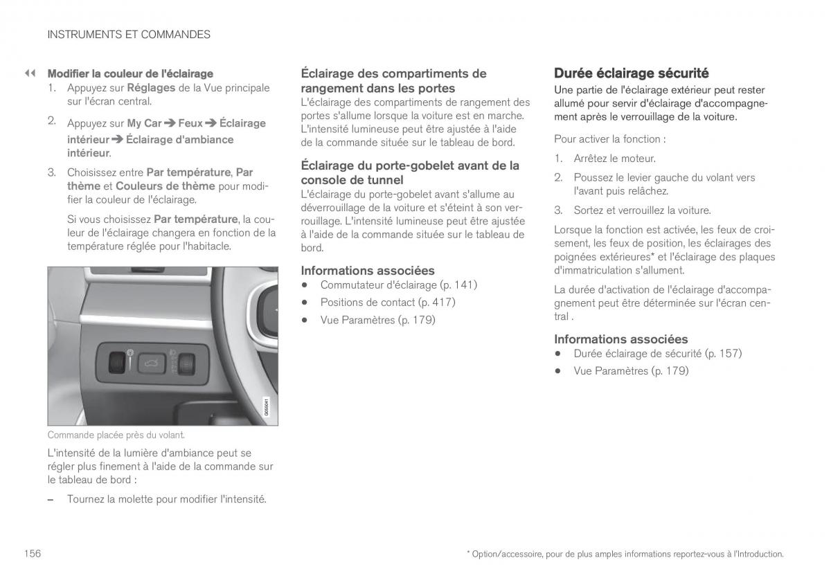 Volvo XC90 II 2 manuel du proprietaire / page 158