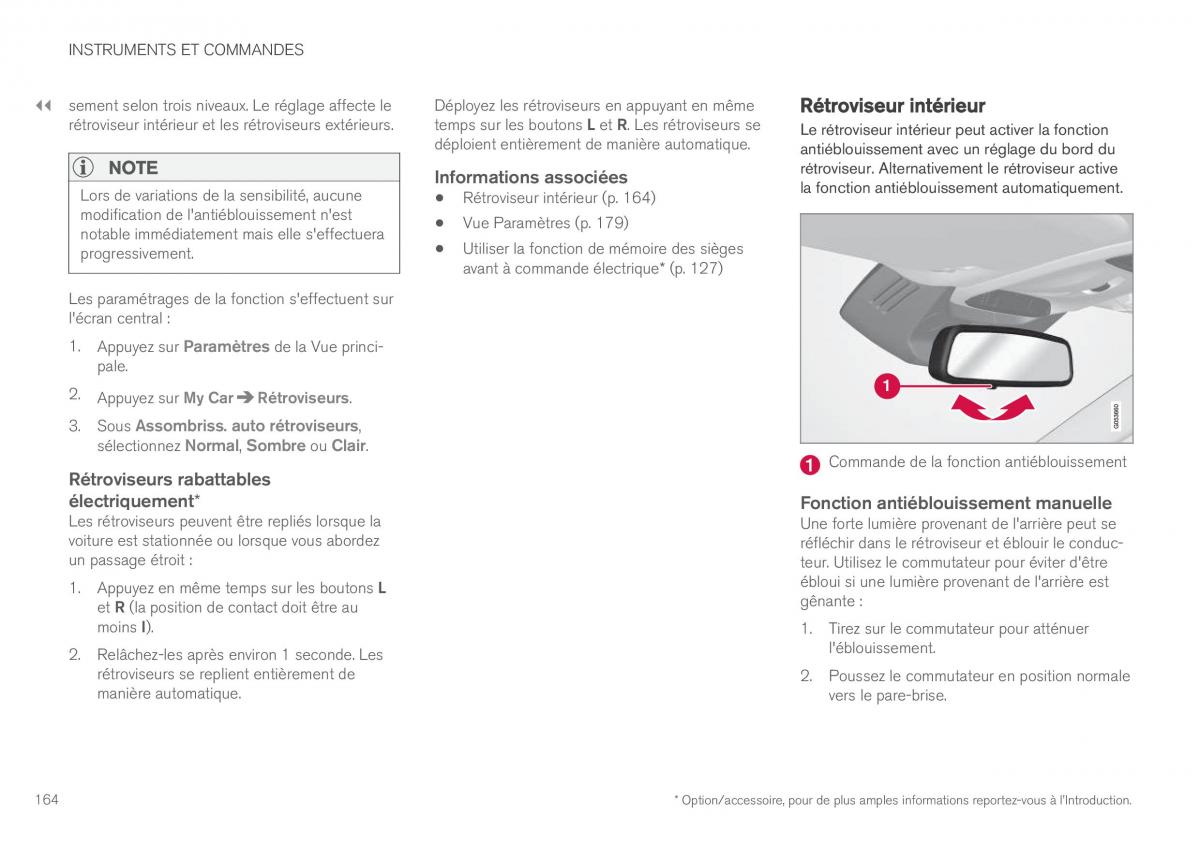 Volvo XC90 II 2 manuel du proprietaire / page 166