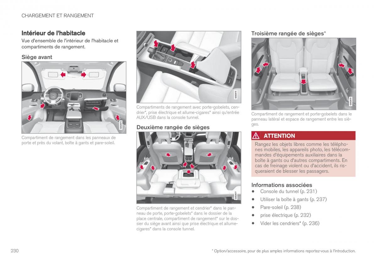 Volvo XC90 II 2 manuel du proprietaire / page 232