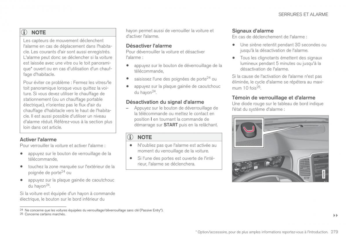 Volvo XC90 II 2 manuel du proprietaire / page 281