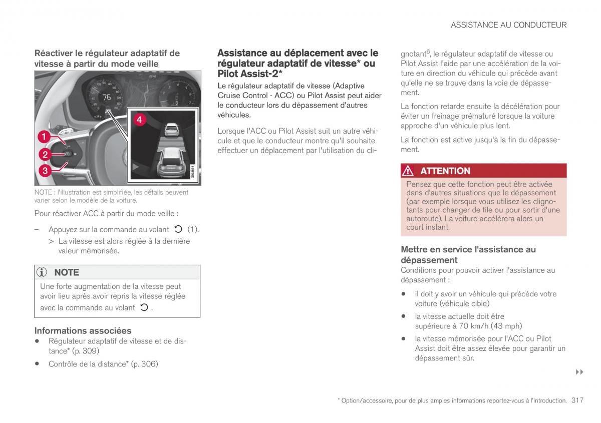 Volvo XC90 II 2 manuel du proprietaire / page 319