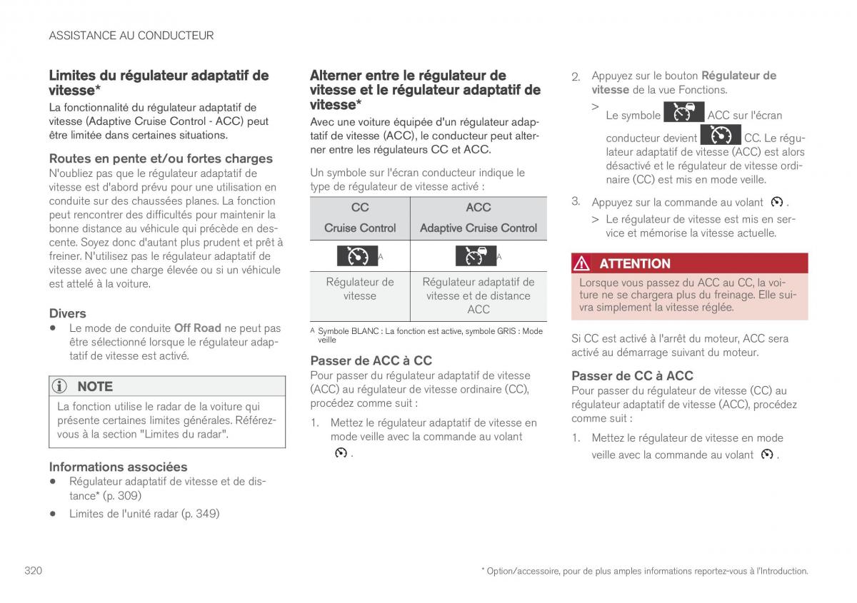 Volvo XC90 II 2 manuel du proprietaire / page 322