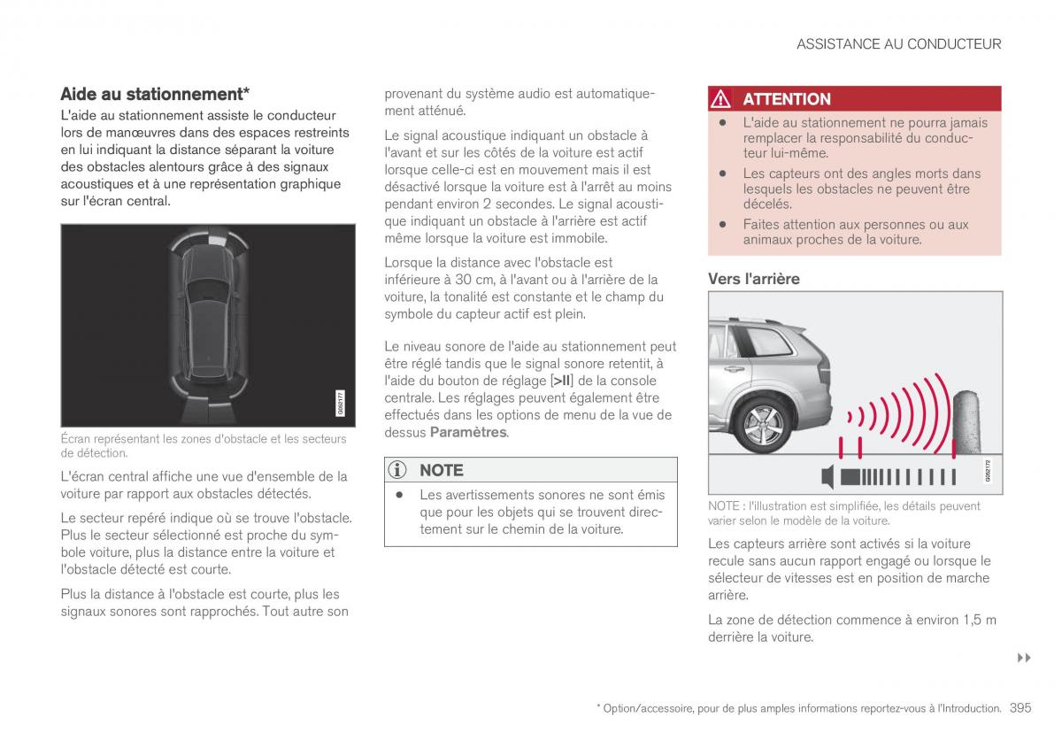 Volvo XC90 II 2 manuel du proprietaire / page 397