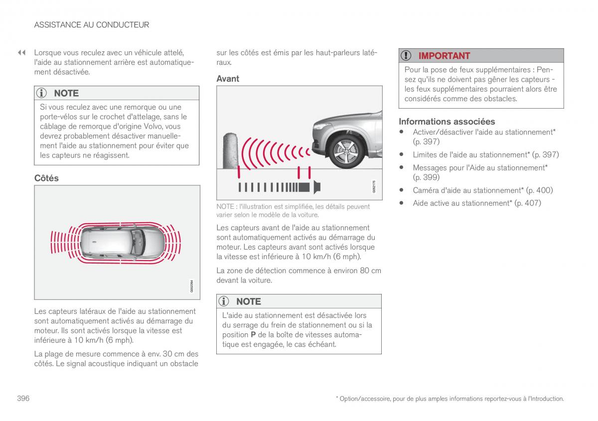 Volvo XC90 II 2 manuel du proprietaire / page 398