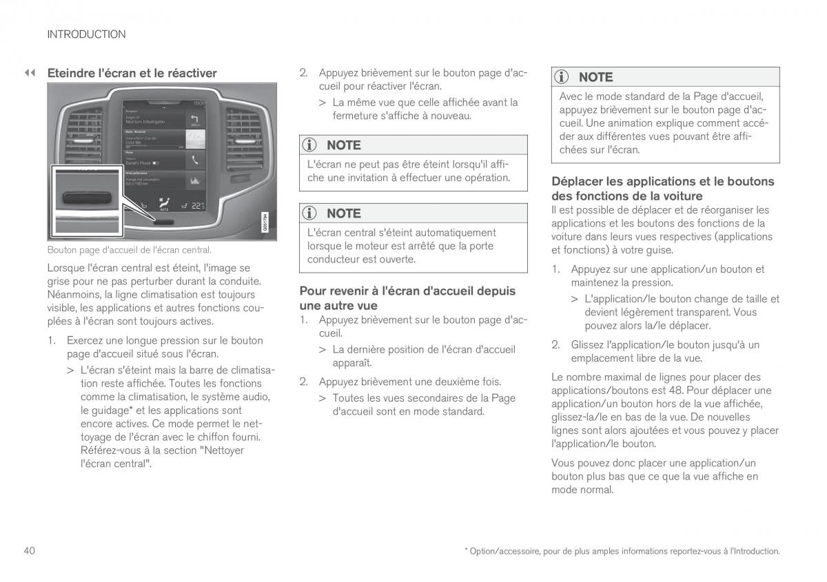 Volvo XC90 II 2 manuel du proprietaire / page 42