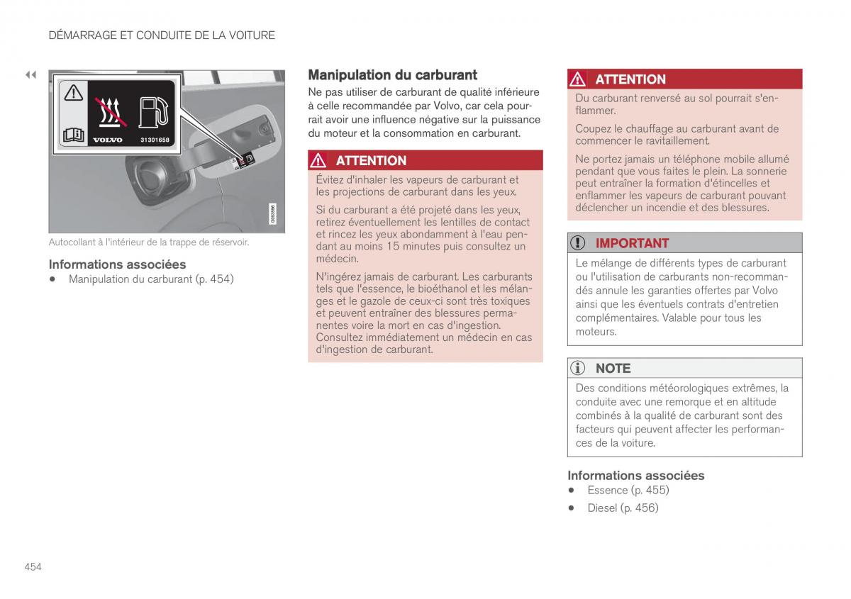 Volvo XC90 II 2 manuel du proprietaire / page 456