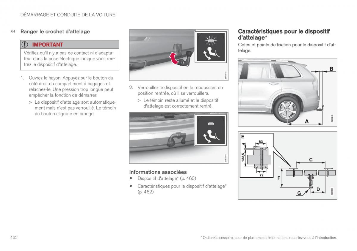 Volvo XC90 II 2 manuel du proprietaire / page 464