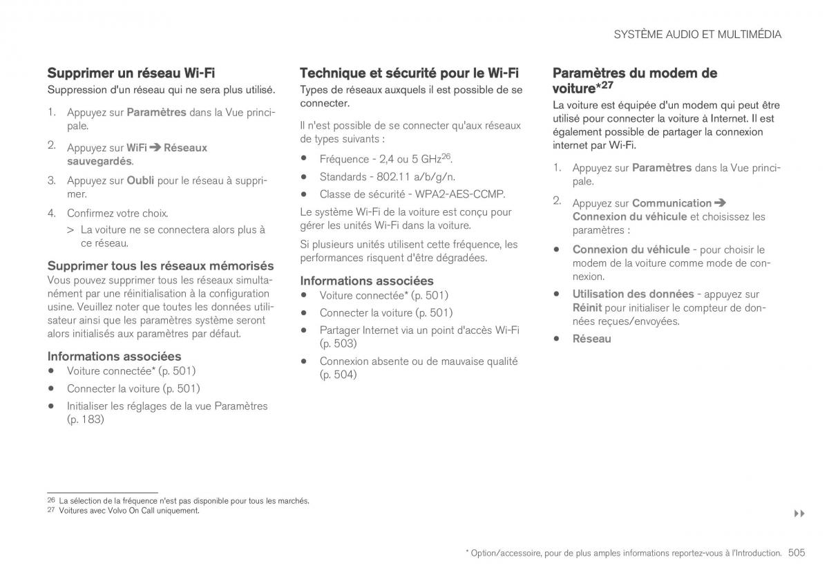 Volvo XC90 II 2 manuel du proprietaire / page 507