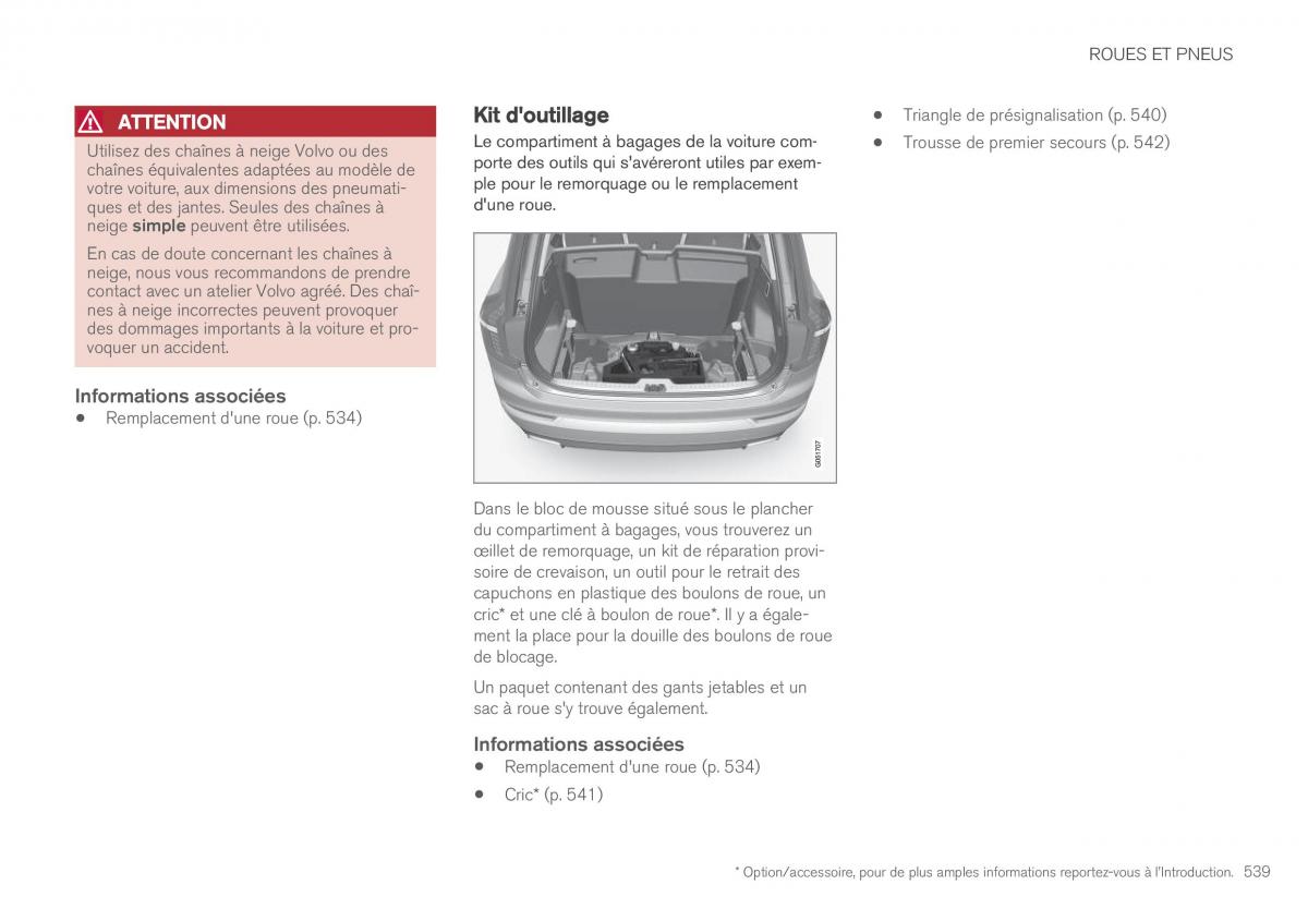 Volvo XC90 II 2 manuel du proprietaire / page 541