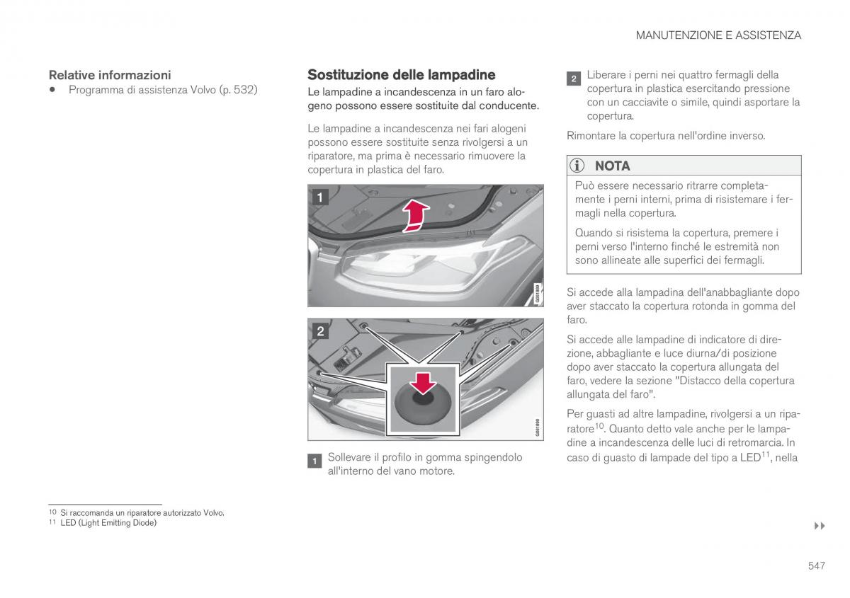 Volvo XC90 II 2 manuale del proprietario / page 549