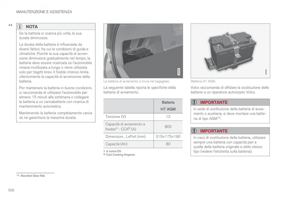 Volvo XC90 II 2 manuale del proprietario / page 560