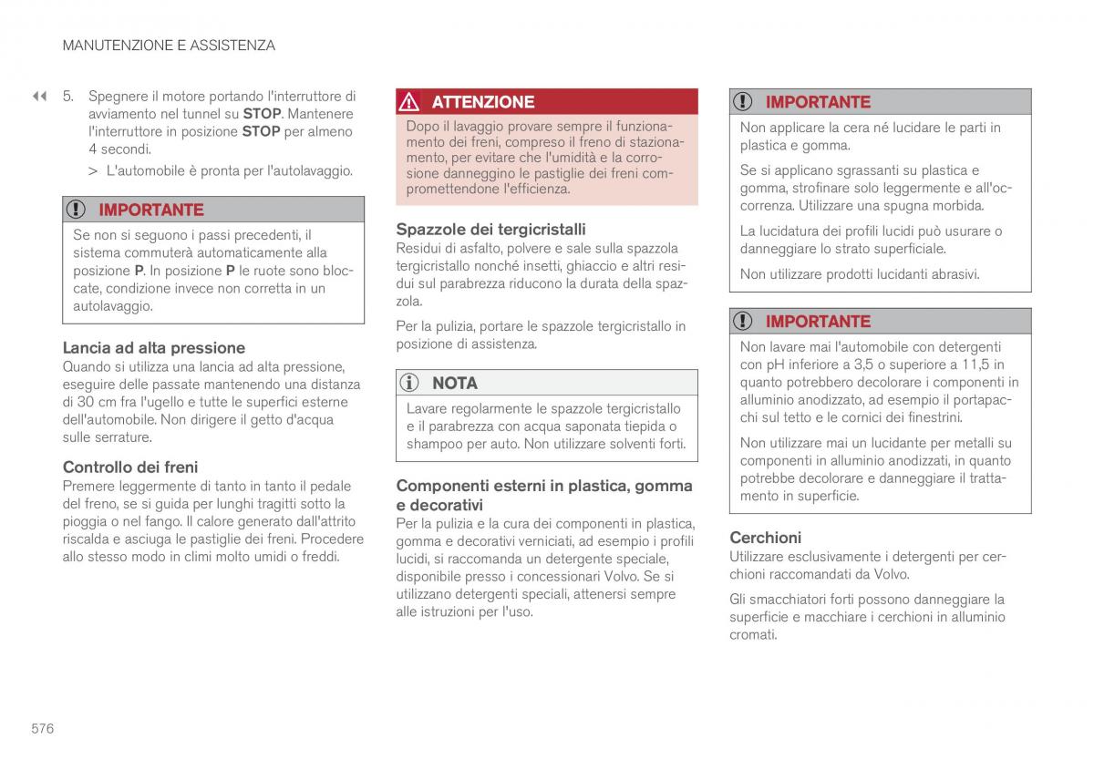 Volvo XC90 II 2 manuale del proprietario / page 578