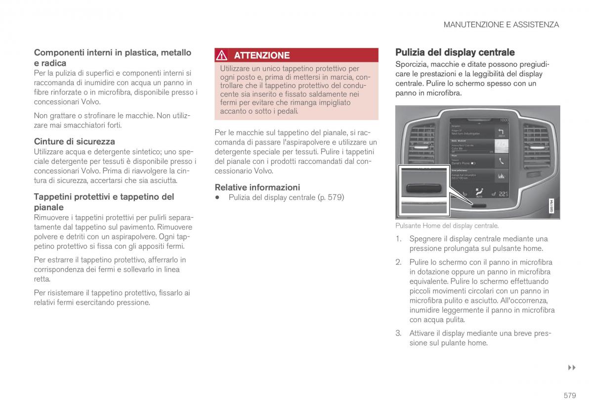 Volvo XC90 II 2 manuale del proprietario / page 581