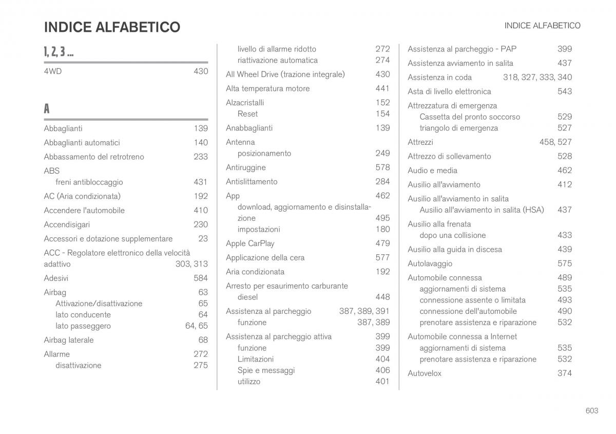 Volvo XC90 II 2 manuale del proprietario / page 605