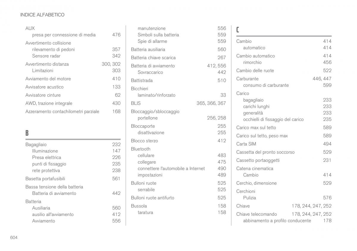 Volvo XC90 II 2 manuale del proprietario / page 606