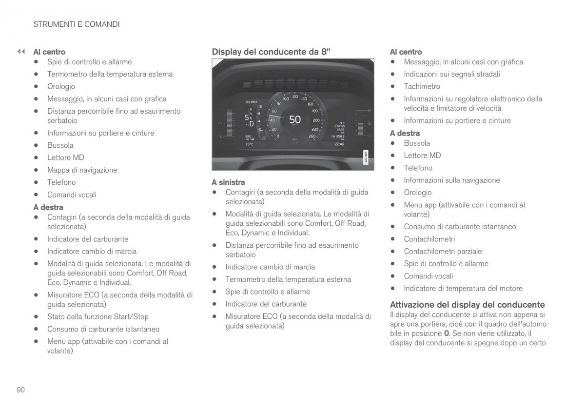 Volvo XC90 II 2 manuale del proprietario / page 92