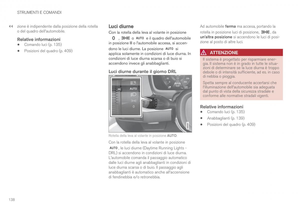 Volvo XC90 II 2 manuale del proprietario / page 140