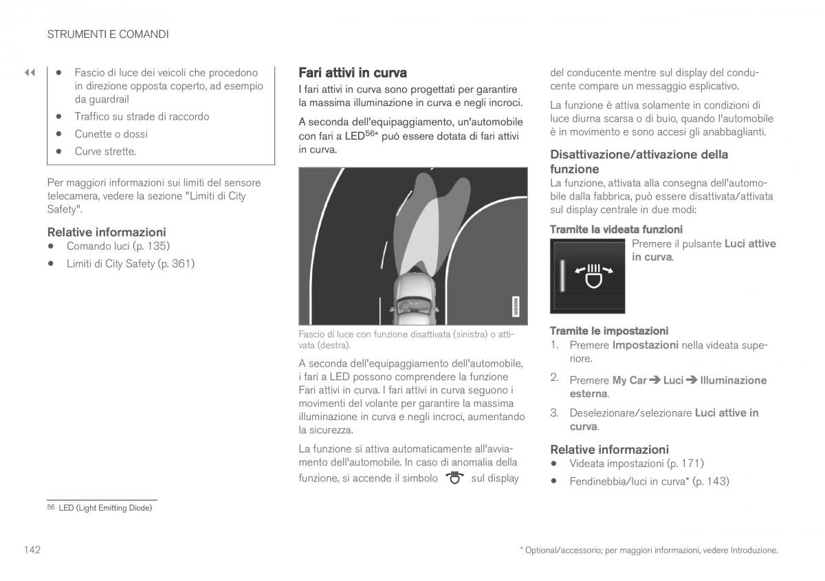 Volvo XC90 II 2 manuale del proprietario / page 144