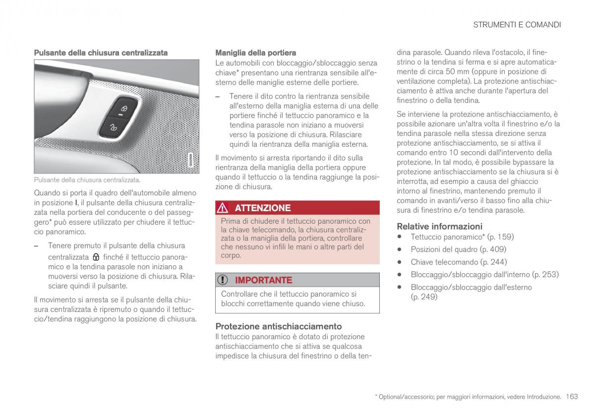 Volvo XC90 II 2 manuale del proprietario / page 165