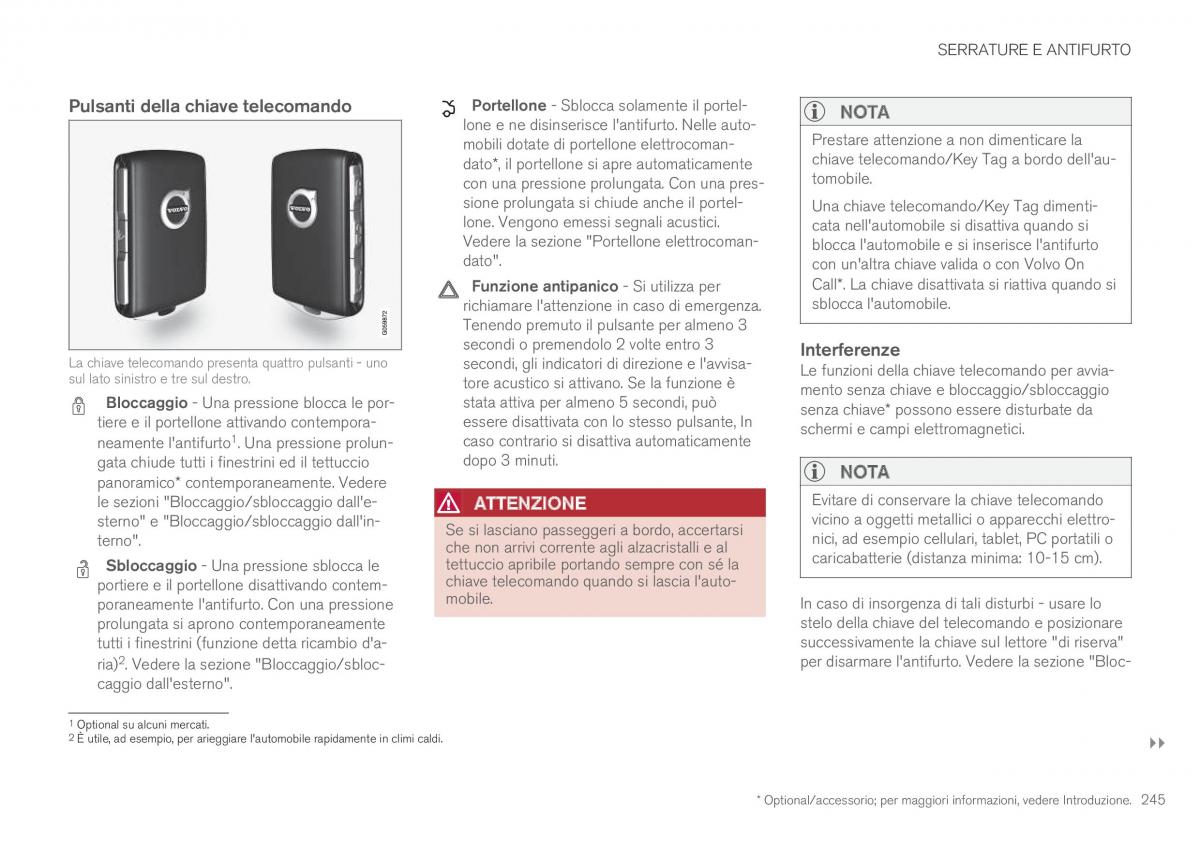 Volvo XC90 II 2 manuale del proprietario / page 247