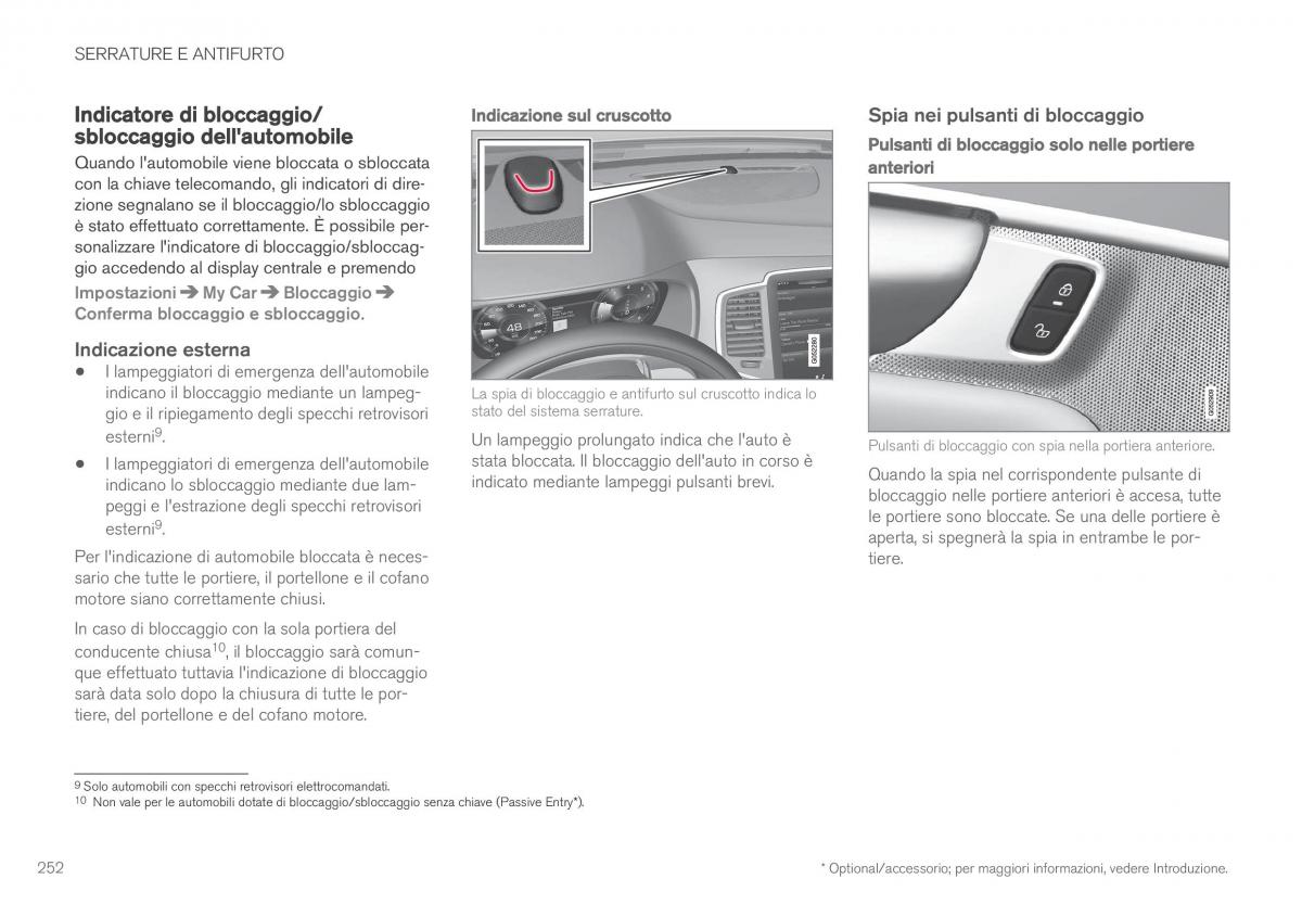 Volvo XC90 II 2 manuale del proprietario / page 254